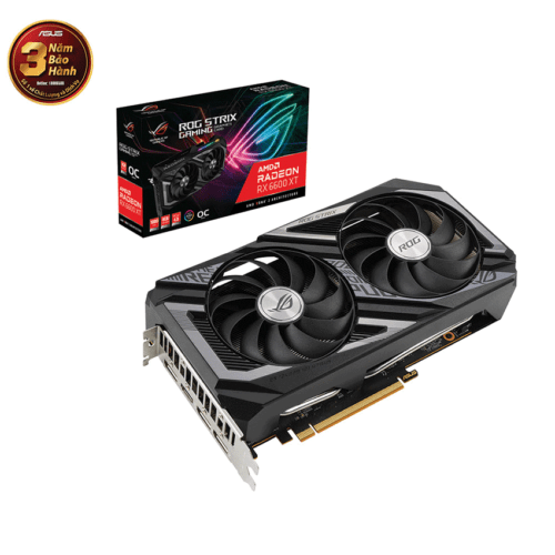 Card màn hình Asus ROG STRIX RX 6600 XT-O8G-GAMING