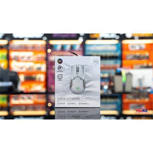 Chuột game không dây Razer Viper Ultimate Mercury Trắng