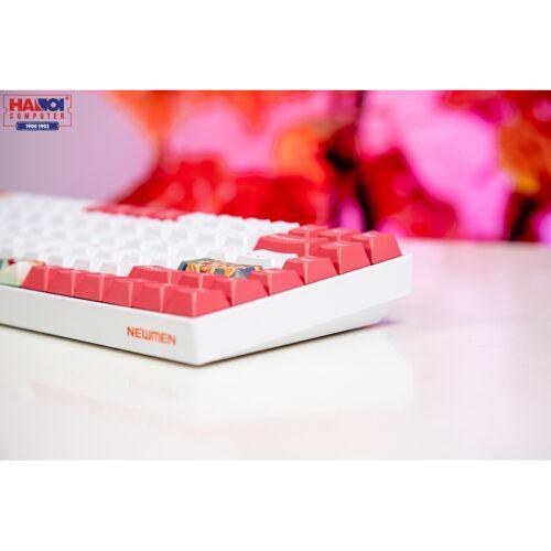 Bàn phím cơ không dây Newmen GM840 Dual Mode Blue sw (USBC/Bluetooth/2000mAh/RGB/Hot swap/Outemu sw)