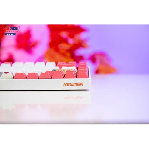 Bàn phím cơ không dây Newmen GM840 Dual Mode Blue sw (USBC/Bluetooth/2000mAh/RGB/Hot swap/Outemu sw)