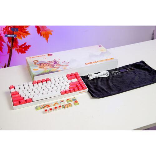 Bàn phím cơ không dây Newmen GM840 Dual Mode Blue sw (USBC/Bluetooth/2000mAh/RGB/Hot swap/Outemu sw)