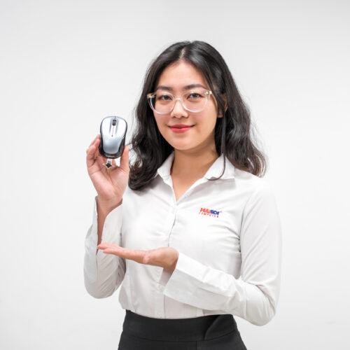 Chuột không dây Logitech M325 Wireless (USB/Đen Bạc)