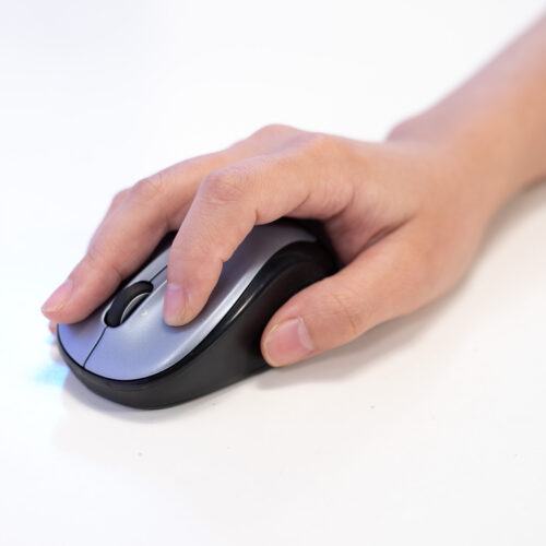 Chuột không dây Logitech M325 Wireless (USB/Đen Bạc)