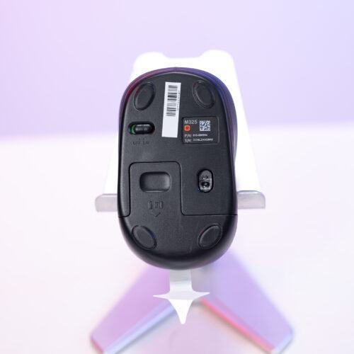 Chuột không dây Logitech M325 Wireless (USB/Đen Bạc)