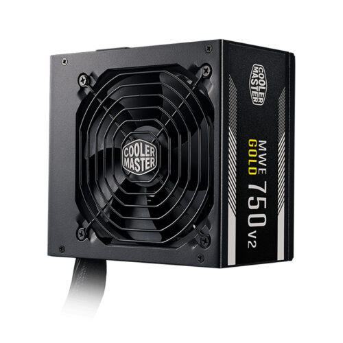 Nguồn Máy Tính Cooler Master MWE GOLD 750-V2 750W (80 Plus Gold/Màu Đen)