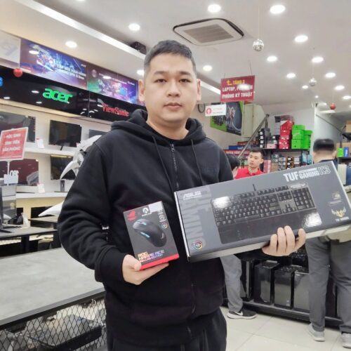 KHLMC Bàn phím cơ Asus TUF K3 (RGB/USB/Red sw)