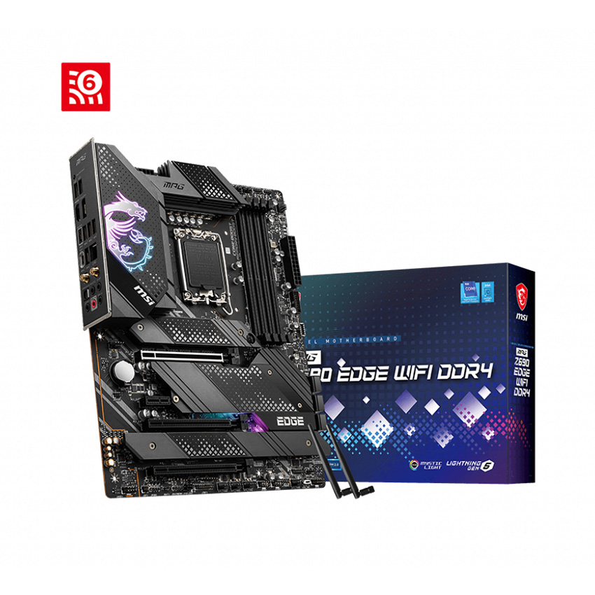 Mainboard MSI MPG Z690 EDGE WIFI (Intel Z690, Socket 1700, ATX, 4 khe RAM DDR4) - BẢO HÀNH LMC 24 THÁNG Mainboard MSI MPG Z690 EDGE WIFI (Intel Z690, Socket 1700, ATX, 4 khe RAM DDR4)
