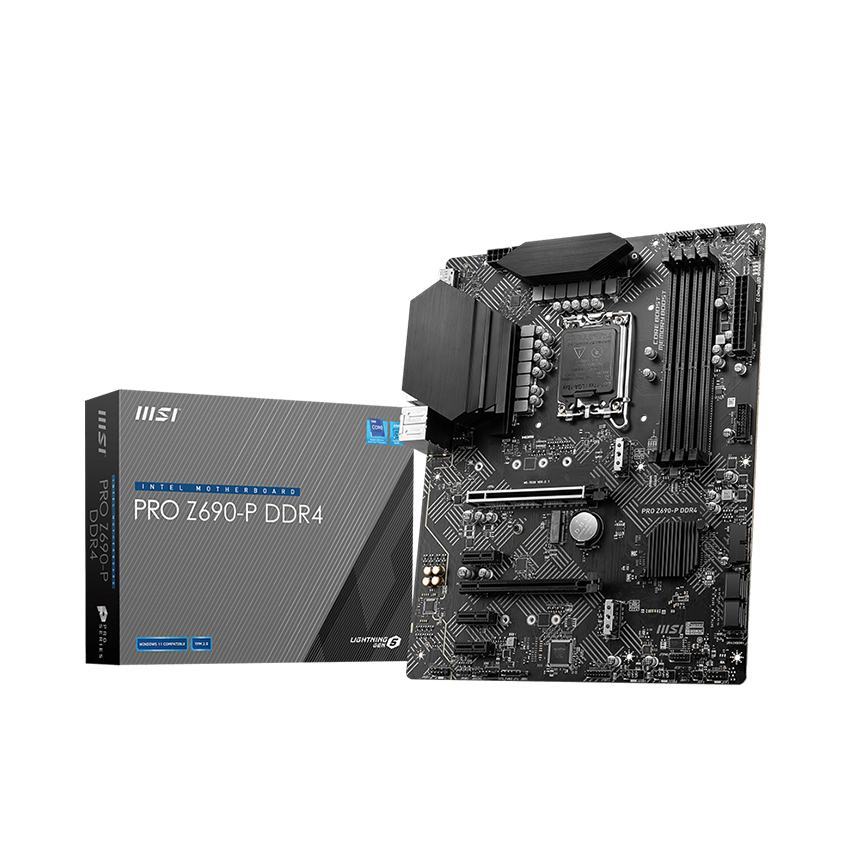 Mainboard MSI PRO Z690-P DDR4 (Intel Z690, Socket 1700, ATX, 4 khe RAM DDR4) Mainboard MSI PRO Z690-P DDR4 (Intel Z690, Socket 1700, ATX, 4 khe RAM DDR4)
