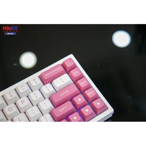 Bàn phím cơ FLEsport FL680 SAM Peach Yellow sw (Gateron Cap)