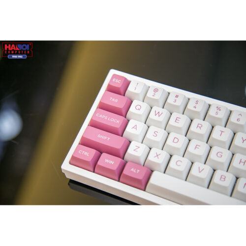 Bàn phím cơ FLEsport FL680 SAM Peach Yellow sw (Gateron Cap)