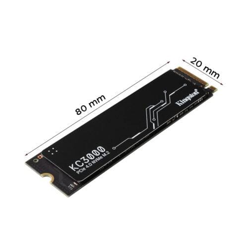 Ổ cứng SSD Kingston KC3000 1024GB NVMe M.2 2280 PCIe Gen 4 x 4 (Đọc 7000MB/s, Ghi 6000MB/s)-(SKC3000S/1024G)