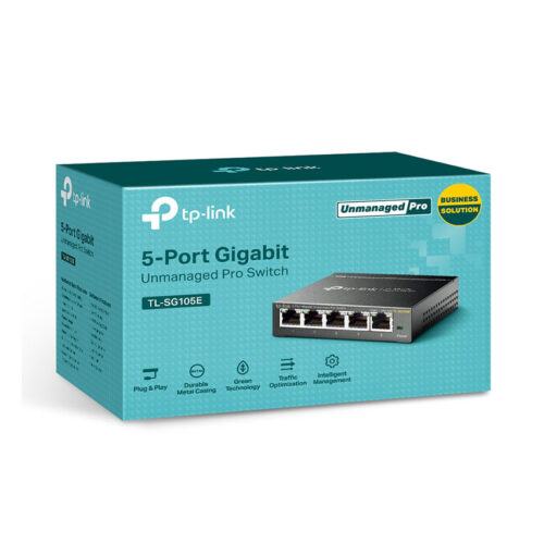 Switch TP-Link TL-SG105E (5-Port Gigabit Desktop Easy Smart Switch) 2
