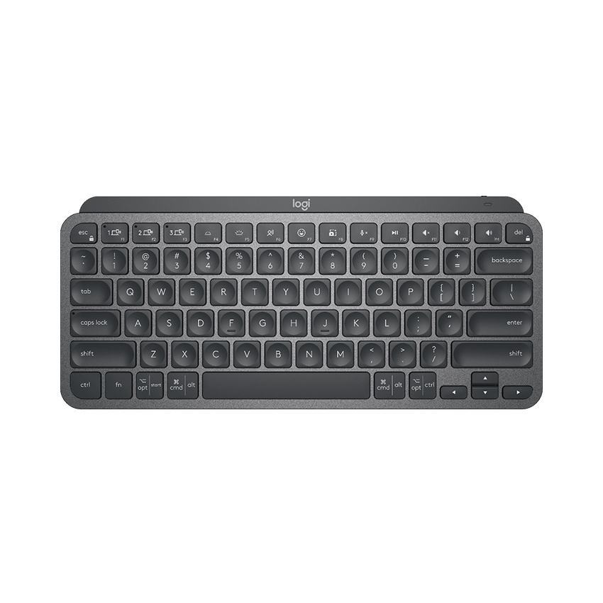 Bàn phím không dây Logitech MX Keys Mini Graphite (USBC/Bluetooth/Xám)