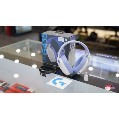 Tai nghe Logitech G435 LightSpeed Wireless White