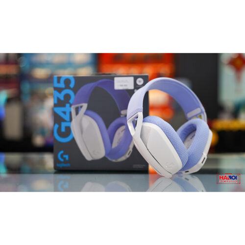 Tai nghe Logitech G435 LightSpeed Wireless White
