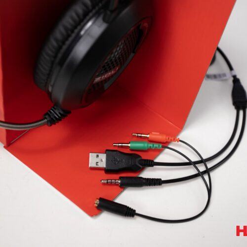 Tai Nghe Zidli ZH6+ Black (Có led, kết nối USB + 3.5, kèm cáp gộp 2 cổng 3.5)