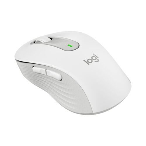 Chuột không dây Logitech M650 Signature Off-white (USB/Bluetooth/Pin AA/Trắng)