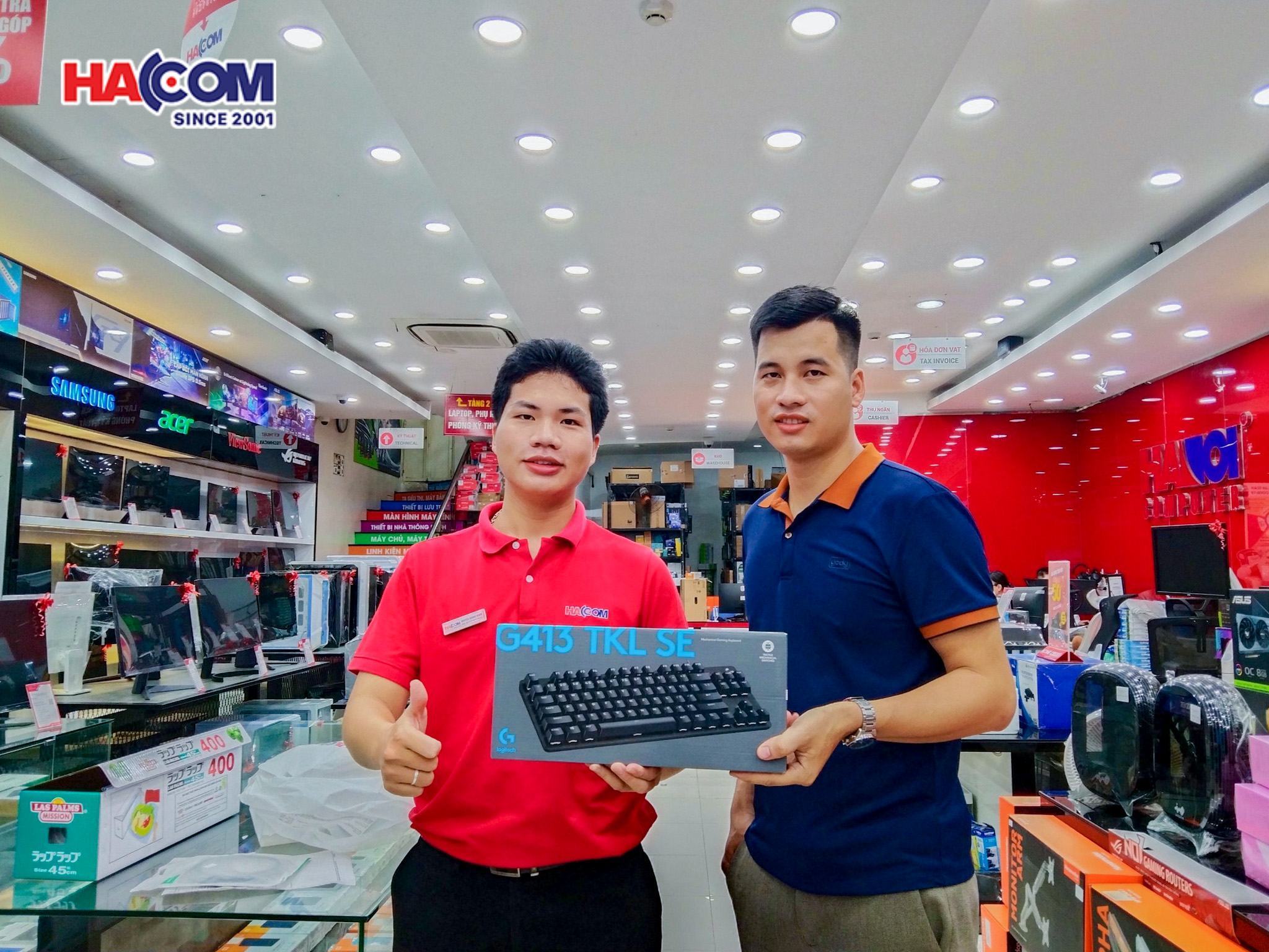 KHLMC Bàn phím cơ Logitech G413 SE TKL Tactile sw (USB/PBT)