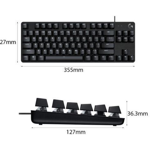 Bàn phím cơ Logitech G413 SE TKL Tactile sw (USB/PBT)