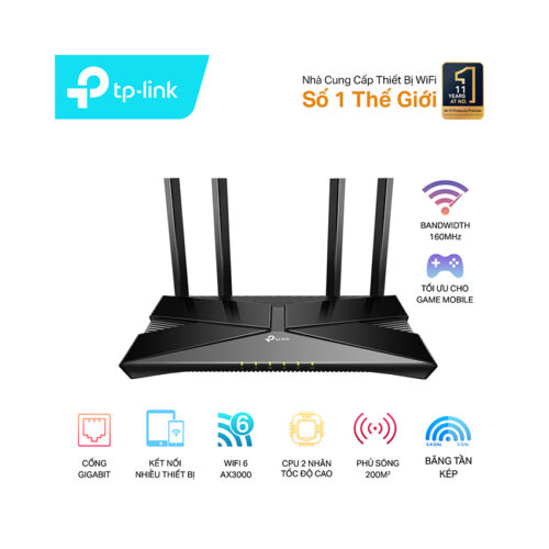 Bộ phát wifi TP-Link Archer AX53 Chuẩn AX3000