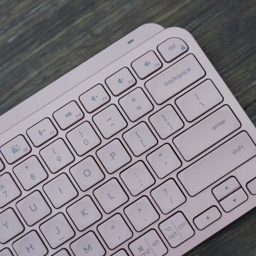 Bàn phím không dây Logitech MX Keys Mini Hồng (USBC/Bluetooth)