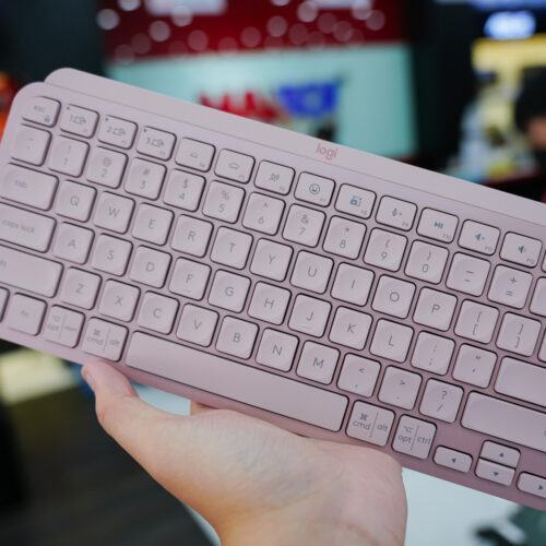 Bàn phím không dây Logitech MX Keys Mini Hồng (USBC/Bluetooth)