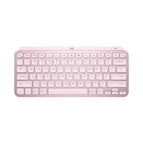 Bàn phím không dây Logitech MX Keys Mini Rose (USBC/Bluetooth/Hồng)