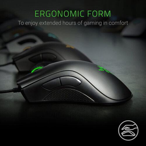 Chuột Razer DeathAdder Essential Ergonomic đen (USB/Led Green) (RZ01-03850100-R3M1)