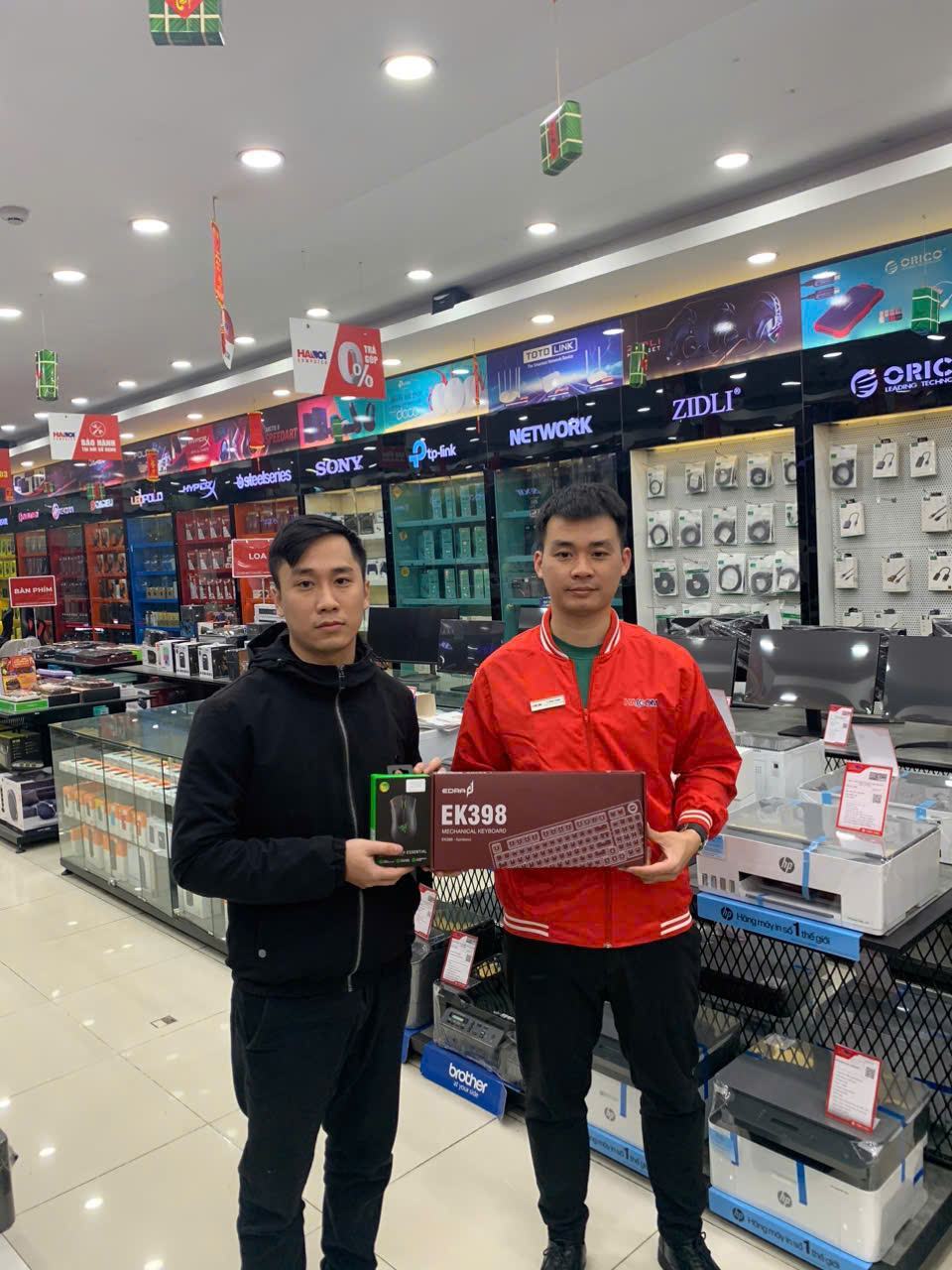 KHLMC Chuột Razer DeathAdder Essential Ergonomic đen (USB/Led Green) (RZ01-03850100-R3M1)