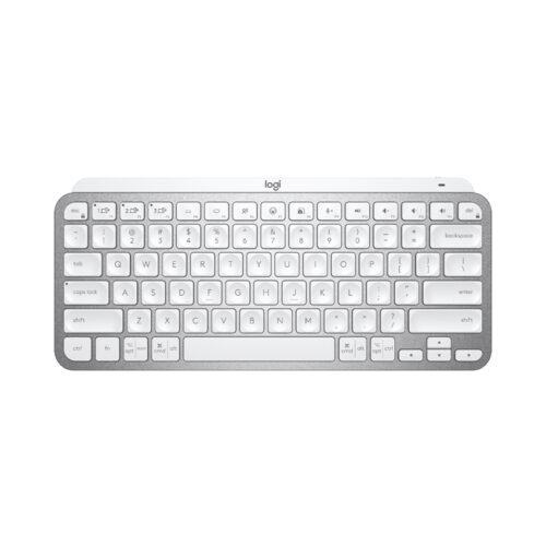 Bàn phím Không dây Logitech MX Keys Mini Pale Grey (USB/Bluetooth/xám trắng)
