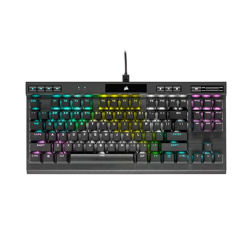Bàn phím game Corsair K70 TKL Champion RGB (OPX sw/USB) (CH-911901A-NA)