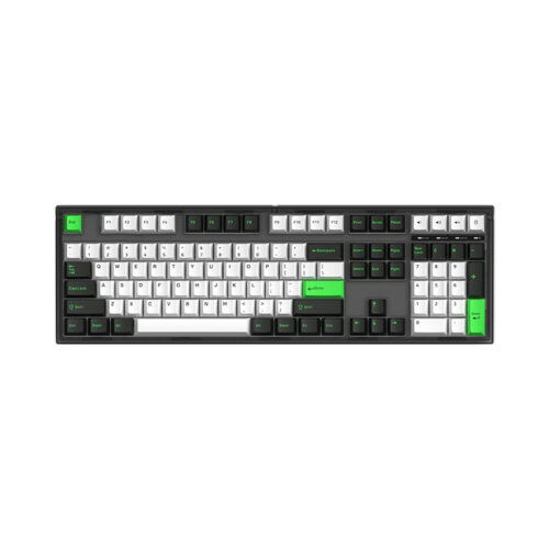 Bàn phím cơ FL-Esports GP108 CP Blackish Green White sw (Kailh Box) (USBC/RGB/Hotswap)