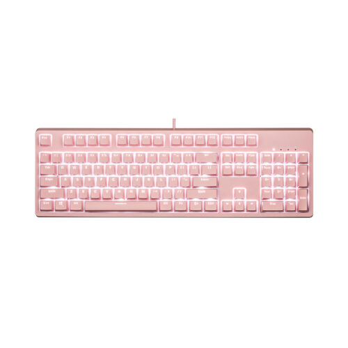 Bàn phím cơ Edra EK3104 Pink V2 Red sw (Edra) (USBC/White Led)
