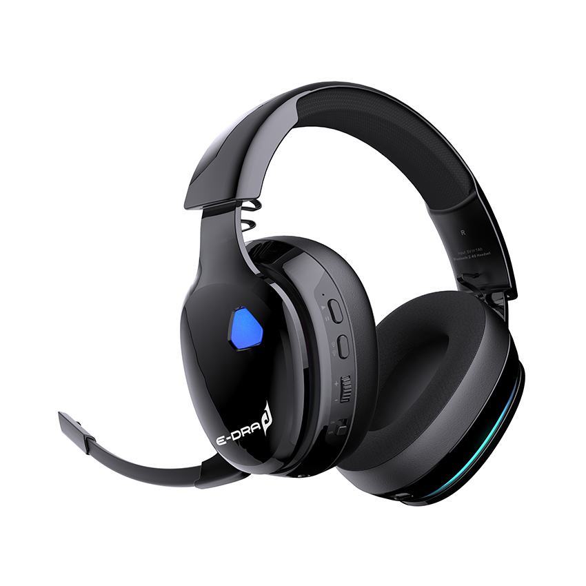 Tai nghe không dây E-Dra EH494W Đen (Bluetooth, Wireless 2.4G)