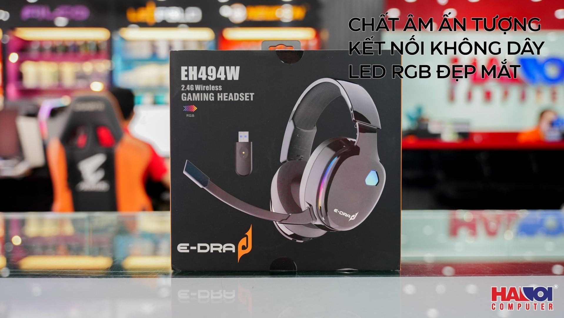 65206 tai nghe khong day e dra eh494w den bluetooth wireless 2 4g 01 1