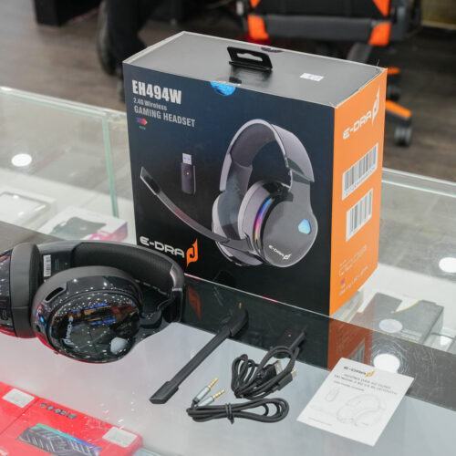 Tai nghe không dây E-Dra EH494W Đen (Bluetooth, Wireless 2.4G)