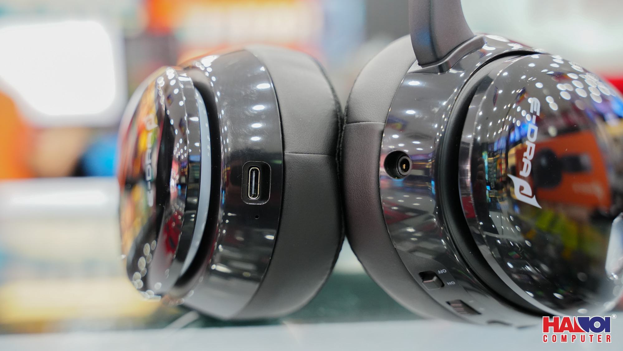 Tai nghe không dây E-Dra EH494W Đen (Bluetooth, Wireless 2.4G)