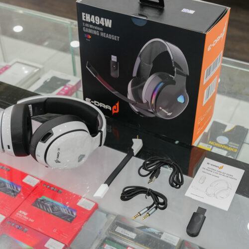 Tai nghe không dây E-Dra EH494W Trắng (Bluetooth, Wireless 2.4G)