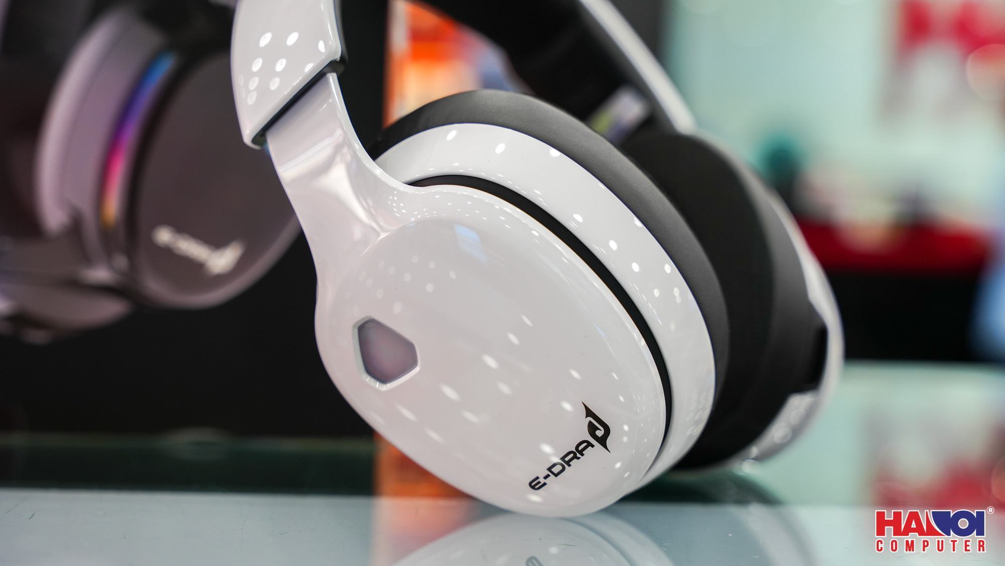 Tai nghe không dây E-Dra EH494W Trắng (Bluetooth, Wireless 2.4G)