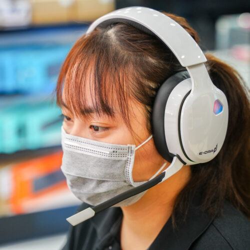 Tai nghe không dây E-Dra EH494W Trắng (Bluetooth, Wireless 2.4G)