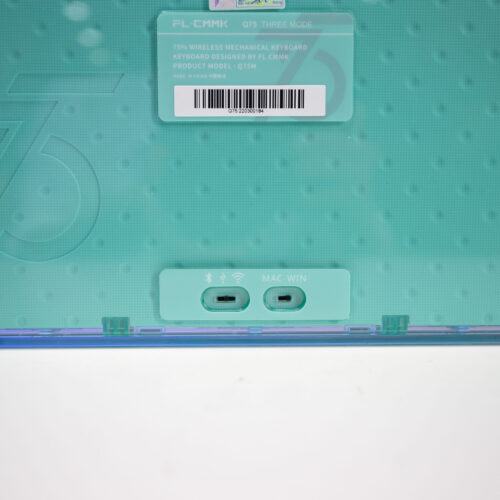 LMC Bàn phím cơ Không dây FL-Esport Q75 Azure Green 3 Mode Rosa sw (Kailh Box/USBC/Bluetooth/RGB)