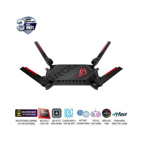 Bộ phát wifi 6 Asus GT-AX6000 ROG Rapture Gaming AX6000Mbps