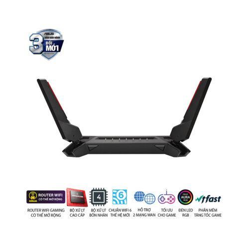 Bộ phát wifi 6 Asus GT-AX6000 ROG Rapture Gaming AX6000Mbps