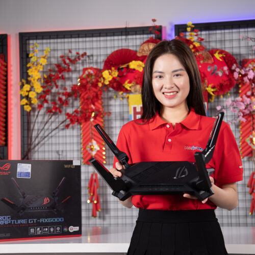 Bộ phát wifi 6 Asus GT-AX6000 ROG Rapture Gaming AX6000Mbps