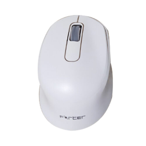 Chuột không dây Forter D225 trắng (USB/Bluetooth/pin AA)