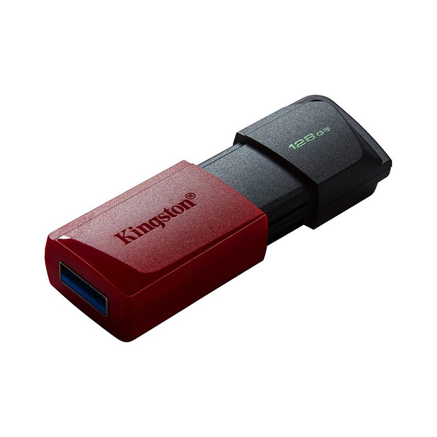 USB Kingston 128GB DataTraveler Exodia M DTXM/128GB (USB 3.2 Gen1), màu đen pha đỏ