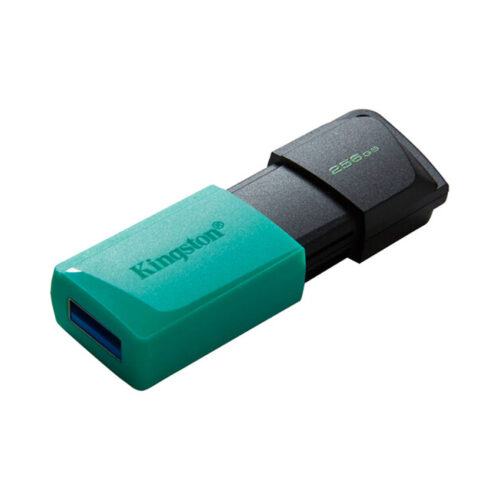 USB Kingston 256GB DataTraveler Exodia M DTXM/256GB (USB 3.2 Gen1), màu đen pha xanh ngọc