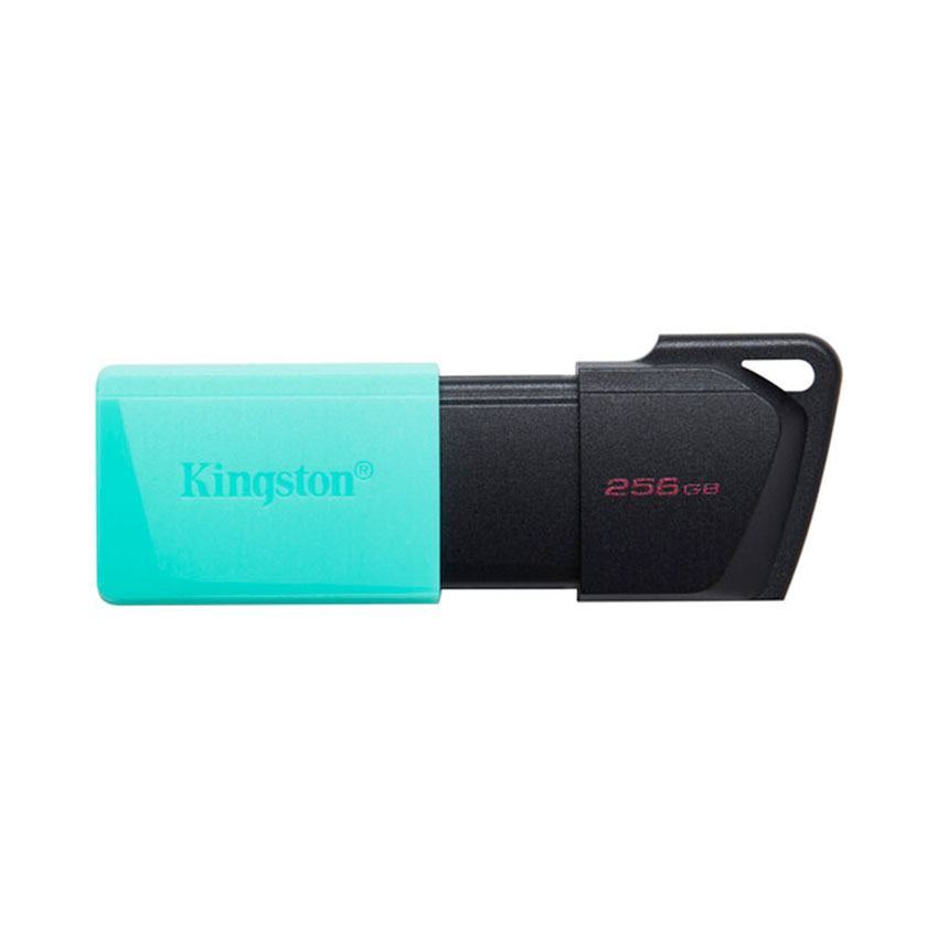 USB Kingston 256GB DataTraveler Exodia M DTXM/256GB (USB 3.2 Gen1), màu đen pha xanh ngọc