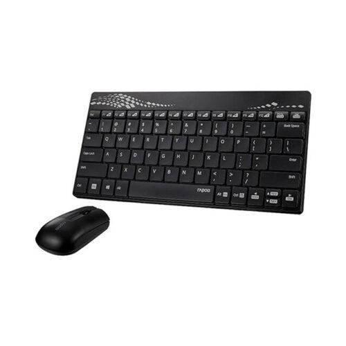 Bộ Bàn phím chuột không dây Rapoo 8000S đen