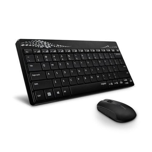 Bộ Bàn phím chuột không dây Rapoo 8000S đen